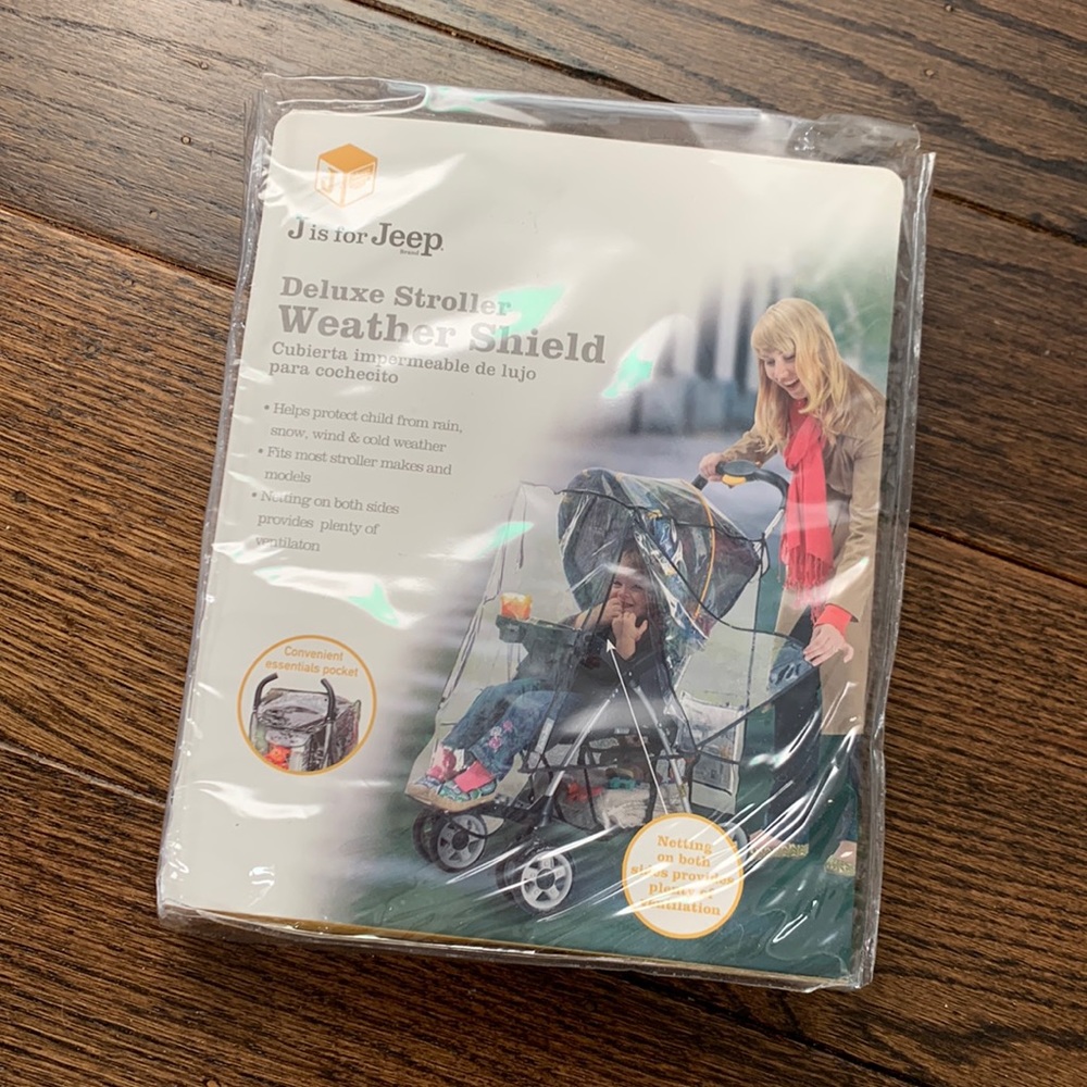 J is for Jeep - Deluxe Stroller Weather Shield